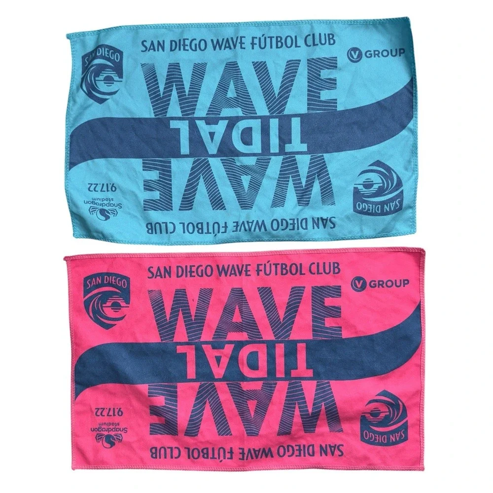 San Diego Wave FC Rally Towel Scarf 2022 2023 NWSL Playoffs Snapdragon Lot of 7 - Picture 5 of 10